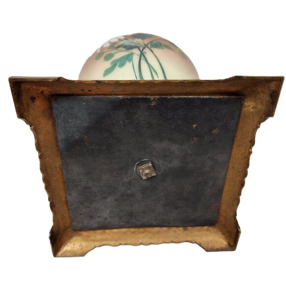 Handpainted Glass Body Victorian Oil Lamp Original Antique RARE Collectible - Picture 7 of 7